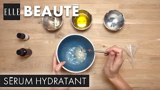 DIY  Comment faire un sérum hydratant I ELLE Beauté [upl. by Helve]