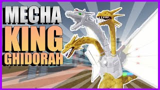 playing as MECHA KING GHIDORAH A nostalic Kaiju Universe Gameplay [upl. by Jinny]