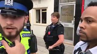 Street Preacher Wisely Defends Himself to UK Police  CFM [upl. by Ahsienroc457]