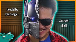 I AM OPTIMUS PRIME  Killerbody Transformers Bumblebee Movie Wearable Helmet Review [upl. by Ainerol887]