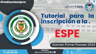 ✅ Tutorial de inscripción de la ESPE [upl. by Eceinal]