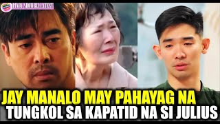 Jay Manalo NAGSALITA tungkol sa Pagkikita ng Ina at halfbrother na si Julius Manalo Panoorin [upl. by Ynafets]