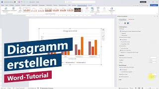 Diagramm erstellen und anpassen – WordTutorial [upl. by Ynad]