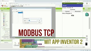 Building a Modbus TCP client App in Smartphone with MIT App Inventor Part 1 Reading Register [upl. by Herrera]