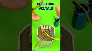 🔴Un Sencillo Circuito Doblador de Voltaje con Material Reciclado shorts [upl. by Adiazteb280]