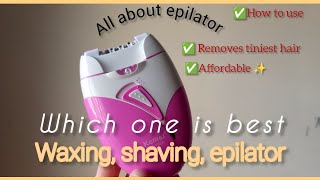 Kemei Epilator Review  Instant Hair Remover✔️💯 beauty [upl. by Vinia]