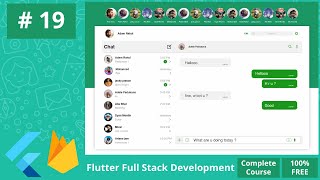 Read Data from Firestore Flutter WEB Development Course  WhatsApp Clone Flutter amp Firebase Web App [upl. by Hauser737]