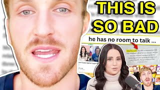 LOGAN PAUL GETS WORSE  calls out rosanna  doxing someone [upl. by Andromede379]