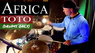 Toto  Africa  Isolated Drums Only 🎧High Quality Audio [upl. by Nolram]