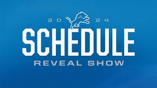 Detroit Lions 2024 Schedule Reveal Show [upl. by Atinihs323]