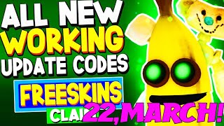 NEW WORKING CODES FOR BANANA EATS IN 2024  ROBLOX BANANA EATS CODES 2024 [upl. by Ahseim]