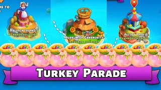 All 4 Pink Bag TURKEY PARADE Balloon Island Museum Of Generosity AllJoyPark Family Island [upl. by Rayshell]