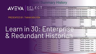 Learn in 30 Enterprise amp Redundant Historian [upl. by Tamberg]