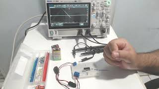 775  Amplificador Operacional Inversor com Osciloscópio RIGOL DHO802 [upl. by Sorce63]