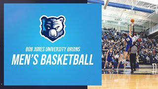 BJU Bruins vs Huntingdon University Hawks  Mens Basketball [upl. by Gant]