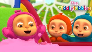 Tiddlytubbies Season 4 ★ Episode 5 Tubby Custard Slide ★ Tiddlytubbies 3D Full Episodes [upl. by Elephus]