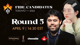 Round 5 FIDE Candidates amp Womens Candidates [upl. by Izzy]