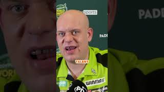 Michael van Gerwen RESPONDS to Luke Littler comparisons 👀 Darts MVG [upl. by Bocoj557]