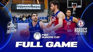 HAKRO Merlins Crailsheim v Heroes Den Bosch  Full Basketball Game  FIBA Europe Cup 202223 [upl. by Leind]