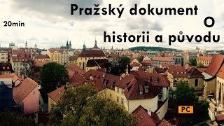 Český dokument o historii a původu Prahy [upl. by Arhoz876]