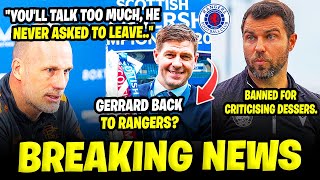 URGENT NEWS GERRARD BACK CLEMENT DROPPED A BOMBSHELL TAVERNIER  HAGI AND MORE  RANGERS FC NEWS [upl. by Sine]