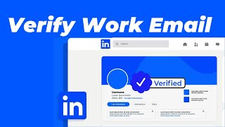 How to verify work email on LinkedIn  Workplace verification with work email on LinkedIn [upl. by Aligna]