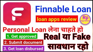 finnable loan app review  finnable loan kaise le  finnable loan apply kaise kare  finnable loan [upl. by Latsyrhc]