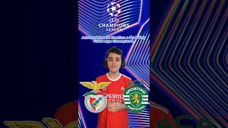 Adversários de Benfica e Sporting na Champions League [upl. by Deborah]