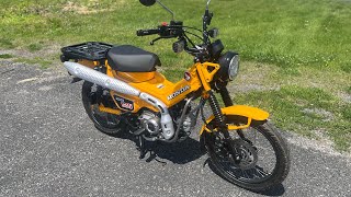 The 2024 Honda Trail 125 Modern Mini Moto Review amp Test Ride [upl. by Alyakim177]