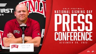 UNLV Football  2023 Early Signing Day Press Conference [upl. by Dmitri]