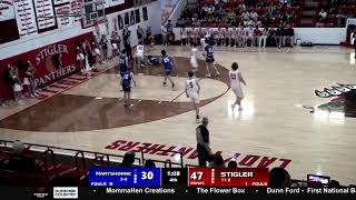 Stigler vs Hartshorne Basketball [upl. by Airahcaz460]