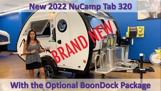 2022 NuCamp Tab 320 Boondock Review and Walk Through [upl. by Ellebasi139]