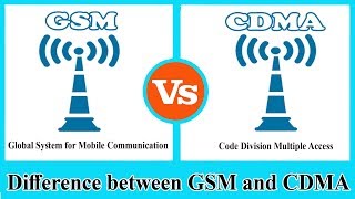 GSM vs CDMA  Difference between CDMA and GSM [upl. by Dotson]