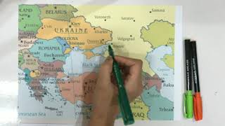 Trick to Remember the countries touching Black Sea  Black Sea [upl. by Shaff]