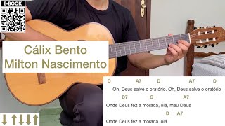 CÁLIX BENTO extra  NATAL  como tocar no violão letra e cifra [upl. by Secor]