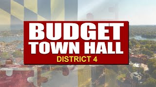 District 4 Budget Town Hall  February 6th 2024 [upl. by Kcirde]