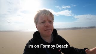 Formby beach vlog Windy  part two [upl. by Karl]