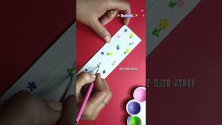 Flowers print bookmark Diy diy bookmark shorts [upl. by Nirok]