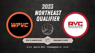 🟠⚫️ 2023 Northeast Qualifier NEQ—Game 1—WPVC 16 Armour Silver vs Renaissance 16 White [upl. by Adnilahs]