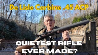 The quietest rifle ever made The De Lisle Carbine [upl. by Oyam]