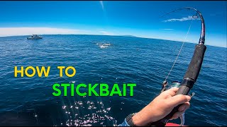 How to Stickbait for Kingfish  which rods reels line knots stickbaits [upl. by Ymmit]