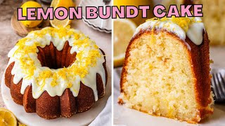 Lemon Bundt Cake 🍋 [upl. by Acirtal]