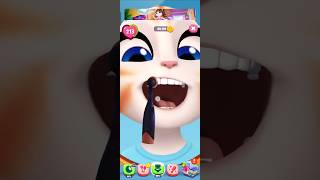 My talking Angela 2 🪥 brushing teethmorningroutine kidscartoon [upl. by Eninahpets]