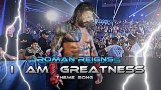 2024 ROMAN REIGNS NEW THEME SONG  I AM GREATNESS THEME SONG  OTC THEME SONG 👆😈 [upl. by Yojal]