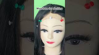 Must haves for plucking closure or frontal wigs plucking closurewig [upl. by Rosati]