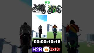 H2R vs Zx10r lets see who is winner 🏆trending [upl. by Attennyl]