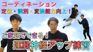 ご家庭でできる運動神経アップ練習【コーディネーション】定位能力・識別能力・変換能力編その１ [upl. by Marucci874]