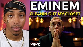 First Time Hearing Eminem  Cleanin Out My Closet Official Music Video [upl. by Aknayirp]