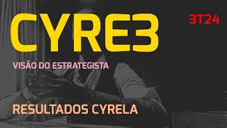 16112024  Visão do Estrategista  Resultados Cyrela 3T24  CYRE3 [upl. by Conchita]