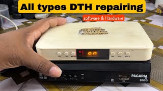 DD free dish set top box repairing pagaria solid wezone [upl. by Annohsak]